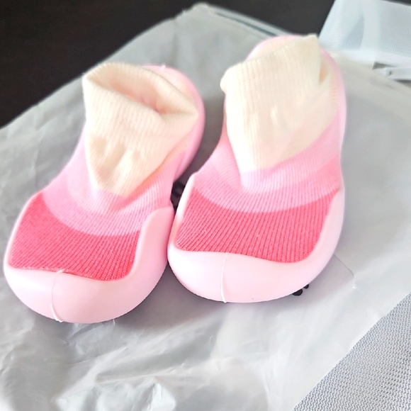 TINY EXPLORINGS Pink Kids Shoes - Picture 1 of 5